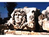 Didyma - a head of Medusa at the Temple of Apollo
